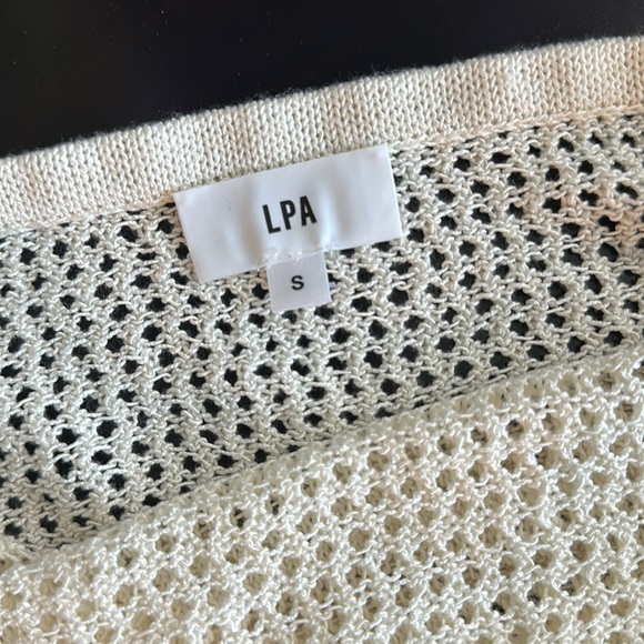 New LPA Soline Midi Top in Ivory, Size S - Picture 5 of 7